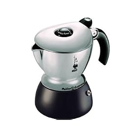 La Cafeti?re Mukka Express Cappuccino Maker - Silver/Black