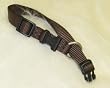 Hamilton EARTH SERIES Deluxe 5/8" Adjustable Nylon Dog Collar, Brown, Small (12-18 in)