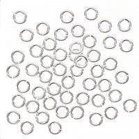 4mm .925 Sterling Silver 20 Gauge Open Jump Ring Finding PACK OF 6 Jewelry Making Supplies Necklace Bracelet Earrings