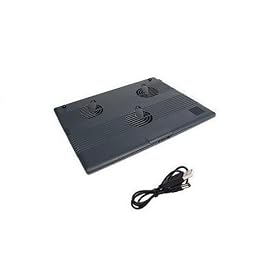 Kinamax FAN-CLFN Executive Notebook Cooler Pad with 3 Built-in 60mm Fans for Notebooks