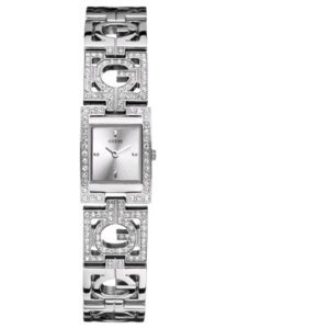 Guess #U115990L1 Women's G Logo Stainless Steel Bracelet Watch