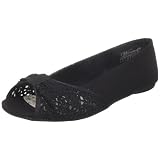 Wanted Shoes Womens Image Open-Toe Flat