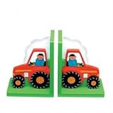 Children's Wooden Bookends - Tractor
