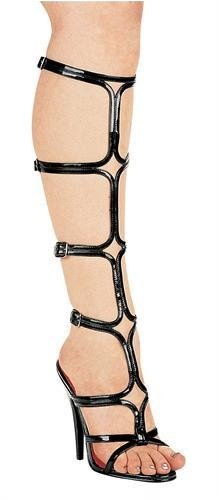 Women's 510-Sexy 5 Heel Knee High Strap Up Sandal