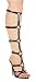 Women's 510-Sexy 5 Heel Knee High Strap Up Sandal