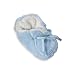 Privae Label - Infant And Toddler Boys Bootie Slipper, Light Blue