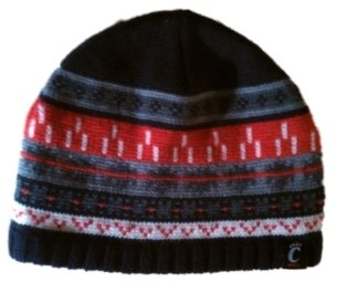 Cincinnati Bearcats Beanie Cap Black Red The Game