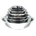 Adcraft SBL-16 13 qt Capacity, 17-3/8" OD x 5" Depth, Stainless Steel Mixing Bowl with Mirror Finish