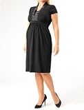 A Pea in the Pod: Short Sleeve Ruffled Maternity Dress