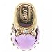YGold Baby Shoe Pendant Amethyst & Diamond Says "Love"