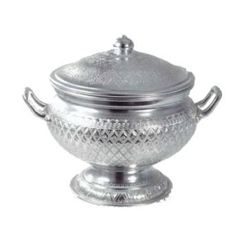 Thai Aluminum Rice Bowl Size 22 Cm (Medium Size )