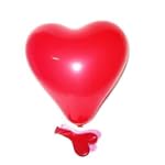 50 Herz Luftballons CR100 Pastellfarb...