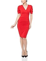The Jersey Dress Company Vestido 3331 (Rojo)