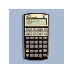 17BII+ Financial Calculator, Numeric, Algebraic, 10 Digit, Leather Pouch (HEWF2234A)