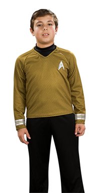 Deluxe Gold Star Trek the Movie Kids Halloween Costume