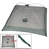 76 x 76cm Umbrella Crab Trap Bait Cast Lures Fishing Dip Net Green