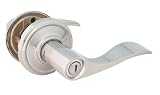 Sterling Plus GLF40SAQRH-619 Aqua Privacy Door Lever, Right Hand, Satin Nickel
