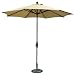 Ace Evert Market Umbrella 8701, Collar Tilt, 9 ft, Polyester, Beige