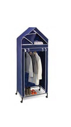 Honey Can Do WRD-01273 Portable Storage Closet in Blue