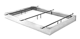 Twin-Twin 6" Steel Bed Base w/ Headboard Brackets By Fashion Bed Group