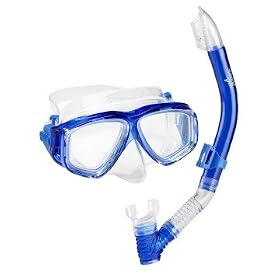 Speedo Jr Adventure Mask/Snrkl Set -Blue