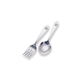 Royalty Sterling Silver Baby Silverware Set