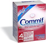 Commit Stop Smoking Lozenges 4 mg, Cherry Flavor -72 Each