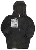 Gnu G Block Men's Hooded Zip Sweatshirt - Large - Black