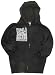 Gnu G Block Men's Hooded Zip Sweatshirt - Black