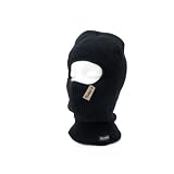 FLOSO® Herren Sturmhaube mit Öffnung für Augen (3M 40g Thinsulate Thermofütterung)