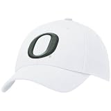Nike Oregon Ducks White Swoosh Flex-Fit Hat