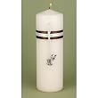 Cowboy Charm Western Unity Pillar Candle