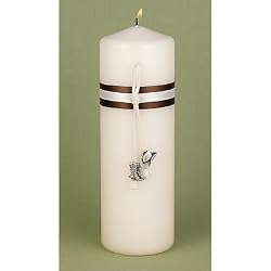 Cowboy Charm Western Unity Pillar Candle
