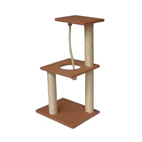 Cat Scratching Post, Cat Scratcher Activity Centre - Rope Tree 82cm