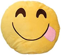 Toys For Boys Plush Emoji Pillow Cushion, Smile