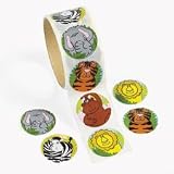 100 Zoo Animal Stickers