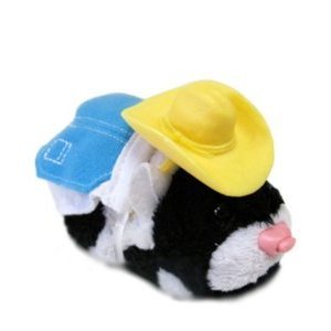 314fXDYMfcL Zhu Zhu Pets Hamster Outfit Cowboy Hat Denim Vest