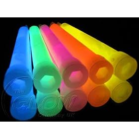 6" GLOW STICK GLOWS FOR 8 HOURS