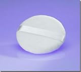 10 Pc Zink Color Round Jumbo Velour Powder Puff W Ribbon 4 Diameter
