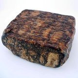 Raw African Shea Butter Black Soap from Ghana - 1 Lb