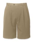Men's Pleated Microfiber Shorts by Cutter & Buck
