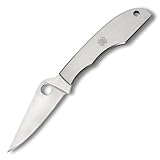 Spyderco Grasshopper Slipit SS PlainEdge Knife