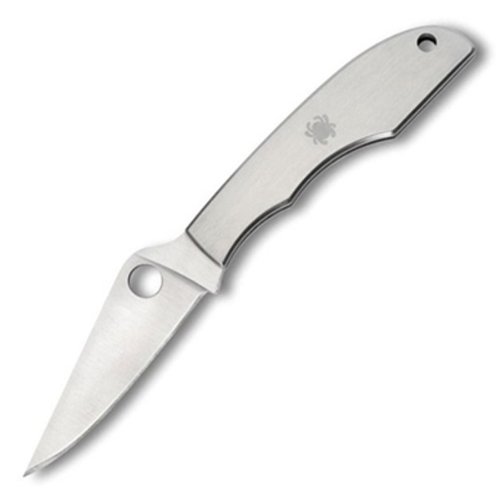 Spyderco Grasshopper Slipit SS PlainEdge Knife