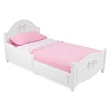 White Finish Tiffany Style Kid's Troddler Cot Bed... by KidKraft