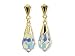 9ct Gold Crystal Andralok Drop Earrings