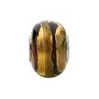 Kera Gold Brown Murano Glass Bead