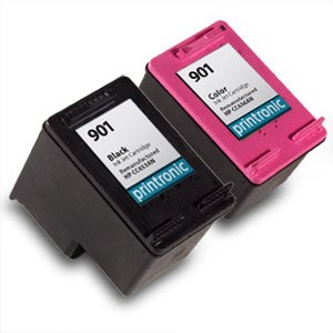HP 901 CC653AN & CC656AN Compatible Remanufactured Combo Pack Ink Cartridges