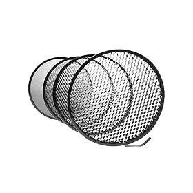 Speedotron 7 Honeycomb Grid Set for the M11 & M11Q Reflectors with 10°, 20°, 30° and 40° Grids