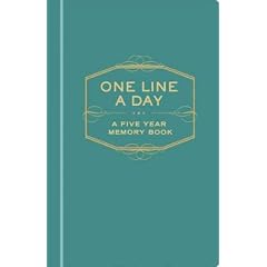 (One Line a Day: A Five-Year Memory Book) By Chronicle Books (Author) Hardcover on (09 , 2009)