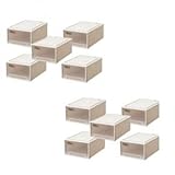 フィッツケース 収納BOX 【クローゼット収納タイプM】高23x幅39x奥53cm 10個セット